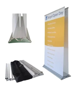 Double Sides Wide Base Roll up Banner