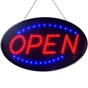 Drop Shipping No MOQ LED Sign Advertising LED Illuminated Sign Custom LED Open Sign for Shop Business Decor