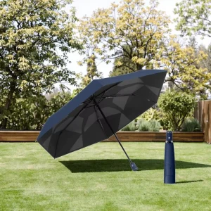 Dual Use Automatic Sun Protection Parasol Customizable Lightweight Easy Fold Silk Umbrella Instant Sunshade Patch