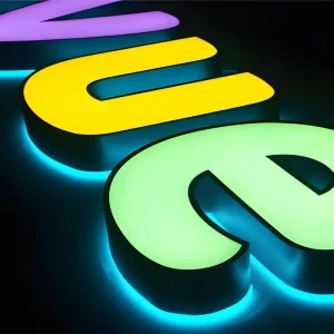 Durable 3D LED Acrylic Signs Custom Front lit Letters IP65 Waterproof 2 Year Warranty Fading Cracking Decoration Advertising For