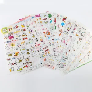 Durable Anti-counterfeit Transparent Hologram Die Cut Logo Self-adhesive Waterproof Vinyl Paper Custom Carton Stickers
