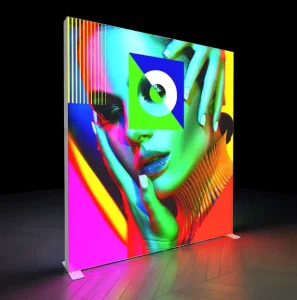Durable Backlit Fabric SEG LED Light Box Frameless Tool Free Portable LED Light Box