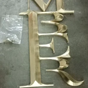 Durable Exterior Wall Logo Sign Business Metal Custom Advertisement Letter Sign of 3D Logo Sign