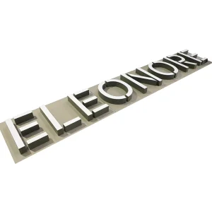 Durable Fabricated Metal Plaque Stainless Steel Sign LED Metal Signage for Outdoor