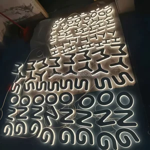 Durable Mini Acrylic Backlit LED 3D Channel Letters Custom Size Logo for Optician Shop Office Buildings Wall Display