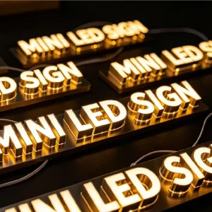 Durable Mini Illuminated Letters Corrosion Resistant Structure Low Power Consumption Long Lifespan LEDs Lettres Lumineuses