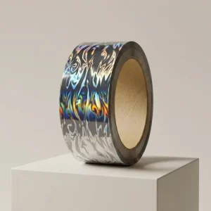 Durable Protective Layer Optical Texture Effect Foil Rolls for Beer Wine and Beverage Packaging Holographic Lamination Film