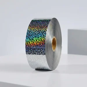 Durable Protective Layer Optical Texture Effect Free Sample Foil Rolls for Cosmetic Packaging Holographic Lamination Film