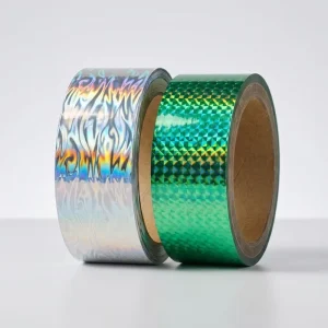 Durable Protective Layer Optical Texture Effect for Cosmetic Packaging Foil Rolls Holographic Lamination Film