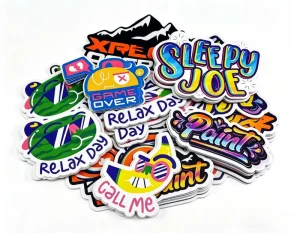Durable Vinyl PVC Self-Adhesive Die Cut Logo Custom Label Printing Waterproof Die-Cut Adhesive PVC Label Sticker