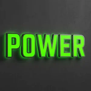 Durable Weather-Resistant 3D Luminous Sign Board Frontlit Letters for Building