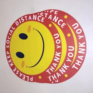 Durable Weatherproof Anti UV Premium Vinyl Adhesive Floor Protection Sticker High Tensile Strength Bulk Promotional Gifts