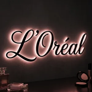 Dustproof All Weather Exterior Building Logo Sign High Durability 3D Acrylic LED Channel Letters