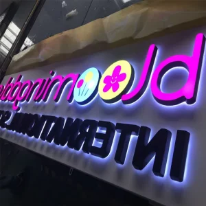 Dustproof Commercial Storefront LED Sign Board Custom Made 3D Light Up Letter Signs