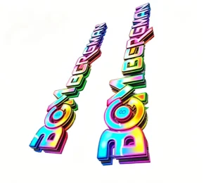 Dynamic Chasing RGB LED Letter Sign 3D Stainless Steel Color Changing Business Logo Light Letter