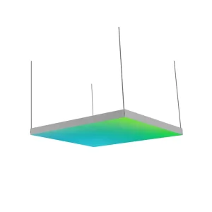 Dynamic RGBW Full Color Ceiling Light Box UV Soft Film Rectangle Aluminum Frame Power-Saving 3000 Lumens 5-Year Warranty