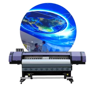 ES1800 Mini Printer I3200 Head Eco Solvent Printer Flex Inkjet Printing Machinery from China