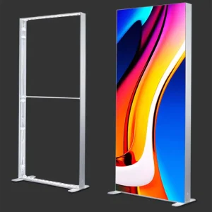 Easy Assembly Modular LED Fabric Light Box Backdrop for Trade Show Display