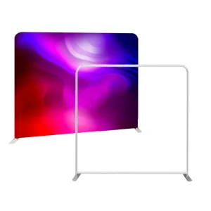 Easy Install Durable Light Weight Custom Tension Fabric Tube Display Backdrop Stand