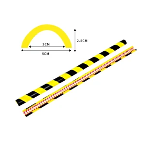 Easy Installation PU Anti Collision Strip Corner Protector Sponge for Garage Roadway Protection