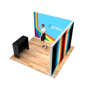 Easy Installation SEG Light Box Modular Stand Fabric Exhibition Portable Expo Booth Trade Show Led Booths Display Banner