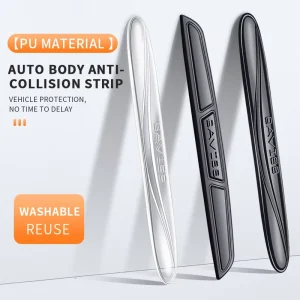 Easy Installation Universal Fitment for Rearview Mirror Bumper PU Material Car Door Anti Collision Strip Sticker