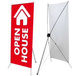 Easy Set up Portable Display Korean X Banner Stand