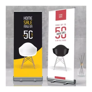 Easy to Install Portable 80/85/100/120*200CM Roll up Banner Display