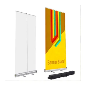 Eco Advertising Aluminium Roll up Banner Custom Size Advertising Roll up Displays