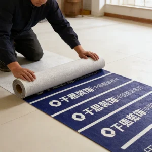 Eco Friendly Anti Slip Self Adhesive Floor Film with Modern Design Custom Print 1 Year Warranty for Decoration Projects