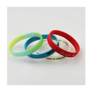 Eco-Friendly Custom Logo Silicone Wristband Factory Direct for Advertising Free Shipping No Promotional Wristbands