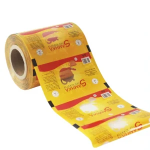 Eco Friendly Custom Printed Labels Waterproof Self Adhesive PVC Vinyl Stickers Food Grade Packaging Roll Film