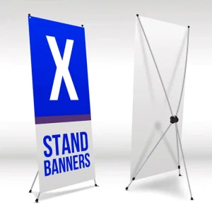 Eco Friendly Digital Printing X Banner Display Stands Water Resistant Customizable Color Size for Indoor Outdoor