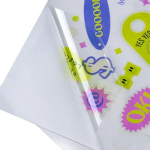 Eco-Friendly Durable Gloss Varnished Printable Transparency Vinyl Decorative Sticker for Holiday Decoration