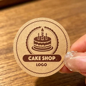 Eco Friendly Durable Glossy Holographic PVC Vinyl Adhesive Stickers Craft Customizable Food Grade Oil Proof Waterproof Label