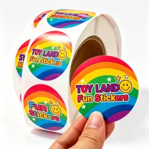 Eco Friendly Durable Holographic PP BOPP UV Vinyl Adhesive Stickers Customizable Strong Permanent Waterproof Oil Proof