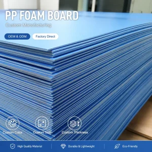 Eco Friendly PP Plastic Foam Board 3mm 5mm 8mm 10mm 12mm Polypropylene Wall Panel Waterproof Recyclable Partition Sheet
