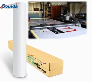 Eco-Friendly PVC Self-Adhesive Permanent Cold Lamination Film Roll Glossy Surface Matte UV Resistant Truck Car