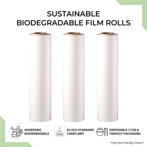 Eco Friendly Recyclable Anaerobic Biodegradable BOPP Thermal Lamination Film Plain Matte Glossy Green Food Grade Packaging