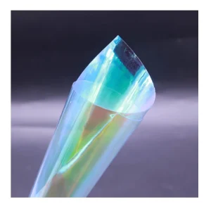 Eco Friendly Transparent PVC Rainbow Film for Handbag