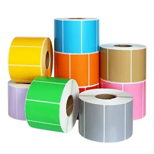 Eco Friendly Waterproof Vinyl Roll Labels Permanent Adhesive Stickers with Custom Printing for Coffee Food Packaging