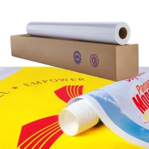 Eco Solvent Printable PP Synthetic Paper Roll Self Adhesive Polypropylene Paper for Indoor Promotion and Exhibition Display