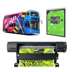 Eco Solvent Printer with Double for I3200/XP600 Print Head for Flex Banner and Bill Printing High Quality Inkjet Machine