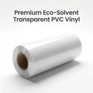 Eco Solvent Transparent PVC Sticker Vinyl for Mall Escalators Shop Windows and Office Glass Decoration