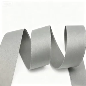 Eco friendly PrintedSatin Ribbon Roll Ribbon Satin Embossed Floral Wired Ribbon