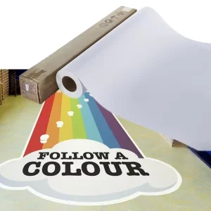 Eco-solvent Printable Self Adhesive Glossy Vinyl Sheet Rolls Promotional Posters A4 Inkjet PVC Plastic Laminate UV Resistant
