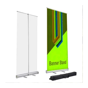 Economic Roll up Banner Stand Exhibit Display Roll Up Banner Stand Easy Assembly for Trade Shows