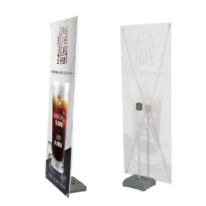 Economical Durable Exhibition Portable Adjustable Display Banner Stand