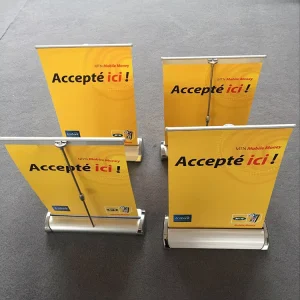 Economical Roll up Display Roll up Advertising Banner Stand Table Roll up Banner
