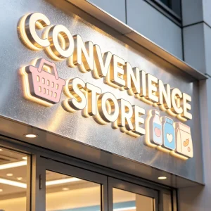 Edge Banding Lighting Custom Metal LED Channel Letter Sign Outdoor 3D Business Luminous Character Stainless Steel Acrylic Sign